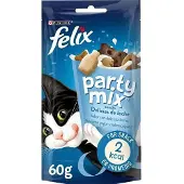 Purina Felix Party Mix Dairy Delight 60g Mellommåltid 8 Enheter