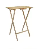 Wellhome Rektangulært Sidebord Med Oljefinish 48x35x64 Cm