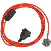 Creative Cables Snakebis Twisted Shade Ready E27 Lampeholder Med Ledning