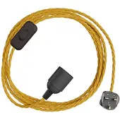 Creative Cables Snakebis Twisted E14 Lampeholder Med Ledning