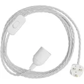 Creative Cables Snakebis Twisted E27 Lampeholder Med Ledning