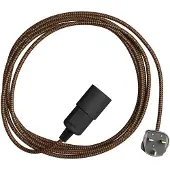 Creative Cables Snake Zig-zag Lampeholder Med Ledning