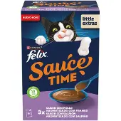 Purina Felix Saus Suppe Kylling Og Laks Våtfôr Til Katt 6x48g