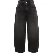Vero moda Billie Barrel Fit Petite Høytaljede Jeans