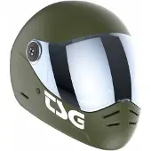 TSG Pass 2.0 Solid Color +Bonus Visor Hjelm grønn
