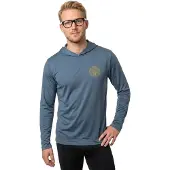 Salty Crew Global Hood Sunshirt Longsleeve Lycra blå