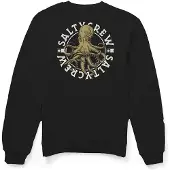 Salty Crew Tentacles Fleece-hettegenser svart