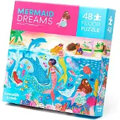 Crocodile Creek Mermaid Dreams Puslespill 48 Stykker