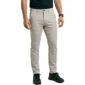 BOSS for man. 50547719 Beige Slim Chino Trousers (34/30), Casual, Cotton