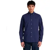 Timberland Poplin Skjorte Med Lange Ermer