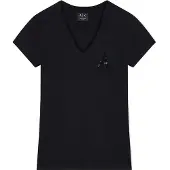 Armani Exchange Xw002777_af10356 Kort Ermet V-hals T-skjorte