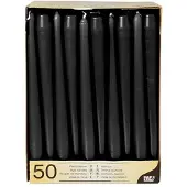 Papstar 10392, Rund, Sort, 7 timer, 50 stykker