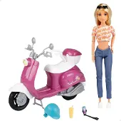 Colorbaby 47812 Isabella Witch Scooter Dukke