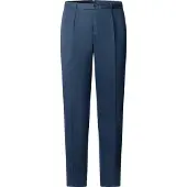 Hackett London for man. HM2100170 Navy blue Ttvl Sateen Sloane trousers (34/32), Casual, Cotton, Classic