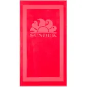 Sundek Jacquard Terry Logo And Frame Håndkle