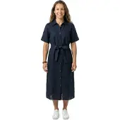 Gant 4503495 Linen Kortermet Lang Kjole