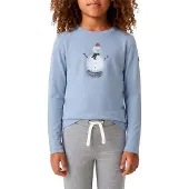 Super.natural Snowman Regular Fit Langarmet T-skjorte