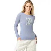 Super.natural Triple Ski Regular Fit Langarmet T-skjorte