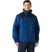 Helly Hansen for man. 34444 Crew Midlayer 2.0 dark blue nautical jacket (S), Casual, Polyester, Outdoor, Navy