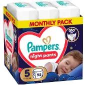 Pampers Night Pants str. 5 11–17 kg 92 stk.