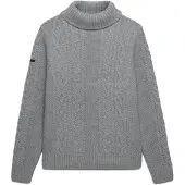 Superdry Jacob Cable Roll Neck Jumper Genser