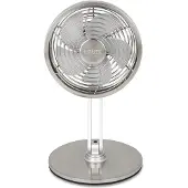 Unold 86705 Akku-Tischventilator STEEL FLEX, Kromfarget, 14 cm, 1 vifter, 12 timer, 4 W, 5 timer