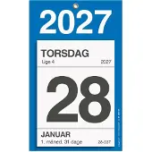 Mayland Kontorafrivningskalender m/bagsidetekst 2027