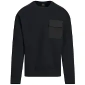 BOSS for man. 50565038 We Urban black sweatshirt (L), Casual, Cotton