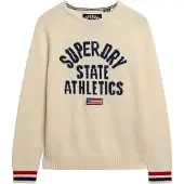 Superdry Slouchy Intarsia Graphic Genser