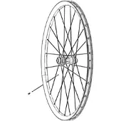 Zipp Cx-ray J-bend External With Titanium Washers Eike 3 Enheter