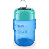 Philips AVENT AVENT Kopp med tut, enkel å drikke av, 260 ml, 9 md.+, gutt, 1 måned(er), Blå, Grønn, Silikon, Indonesia, 260 ml, 50 g