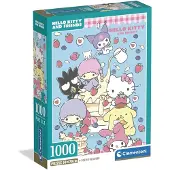 Clementoni Puslespill Hello Kitty - Compact Box, 1000 brikker 2D Puslespill