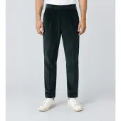 Berwich for man. dv1350x Dark green Chiaia trousers (50), Casual, Cotton