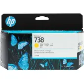 HP 738 - 130 ml - gul - original - DesignJet - blekkpatron - for DesignJet T950, XT950