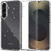 Tech-Protect Samsung Galaxy S26 FlexAir Glitter TPU-deksel - Gjennomsiktig
