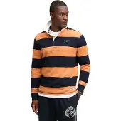 Superdry Vintage Athletic Stripe Rugby Genser