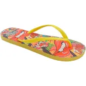 Brasileras Printed Pop Art Flip-flops