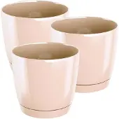 Wellhome Coubi Round P Blomsterpotte 12x12x11cm 3 Enheter