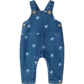 Lil´ Atelier Printet Denim Dongeri