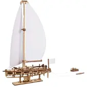 Ugears Ocean Beauty Yacht Mekanisk Modell Byggespill I Tre