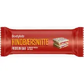 Bodylab 12 x Protein Bar Hindbærsnitte, 55 g - Outlet