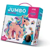 Crocodile Creek Unicorn Puslespill 48 Stykker