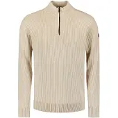 No-excess Halv Zip Genser Rib Kit Off-white Hvit Størrelse