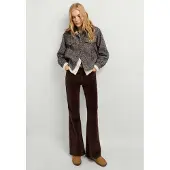 Pepe Jeans Flare Willa Corduroy Høye Bukser