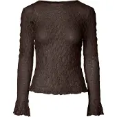 Pieces Pcflaise Blonde Langermet Topp