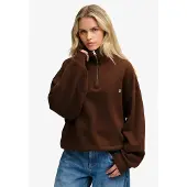 Superdry Monogram Halv Glidelås Genser