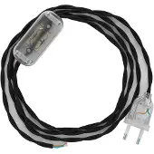 Creative Cables Braided 1.80 M Lampettledning