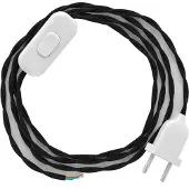 Creative Cables Braided 1.80 M Lampettledning