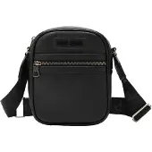 Pepe Jeans for man. PM0300055 Ion Mart black crossbody bag (OSFA), Casual, Polyurethane