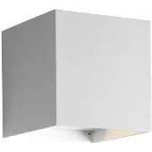 HELESTRA Siri 44 utendørs vegglampe up/down, hvit